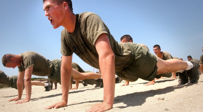 Push ups don’t help PTSD